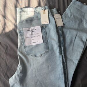 Good American Sky Blue Skinny Jeans